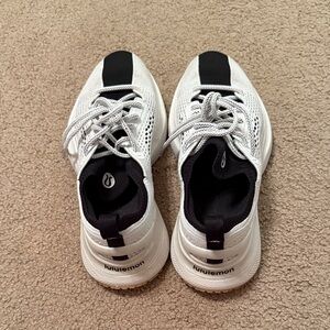 Worn once lululemon athletica White and Black Athletic Shoes